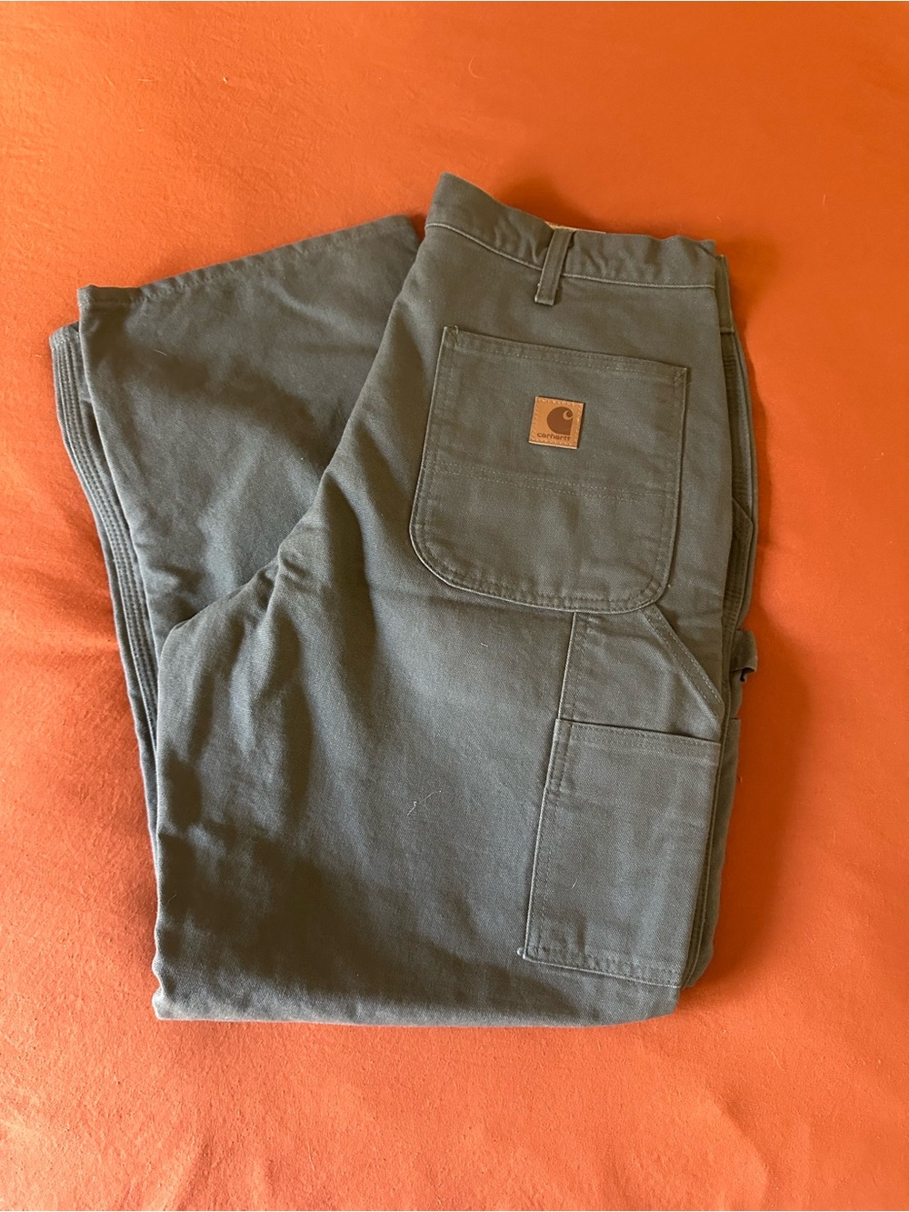 Carhartt Men’s Olive Green Cargo Work Pants